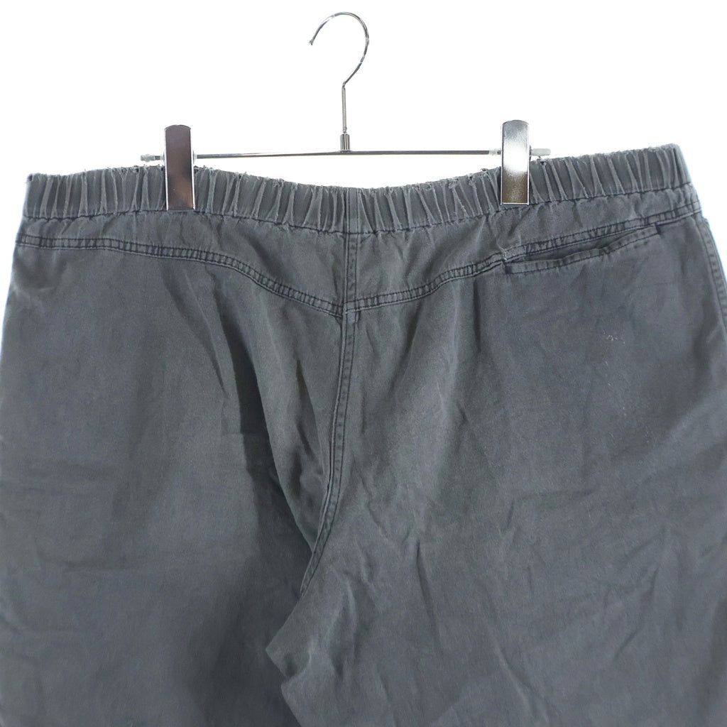 STUSSY(ステューシー) 80s OLD STUSSY 黒タグ ベルト付き イージーショーツ ハーフパンツ グレー