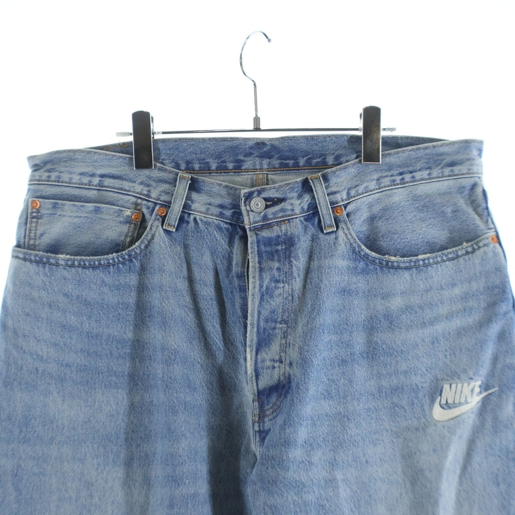 Levi's(リーバイス) × NIKE Baggy Jean ナイキ ロゴエンブロイダリー ブランクタグ デニム バギージーンズ デニムパンツ インディゴ PC9-002TN-0000