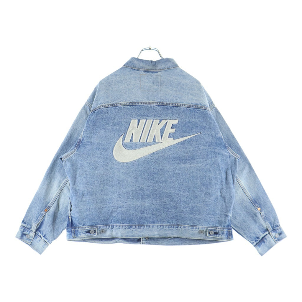 Levi's(リーバイス) × NIKE Denim Trucker Jacket ナイキ ロゴエンブロイダリー デニム トラッカージャケット インディゴ PC9-002TM-0000