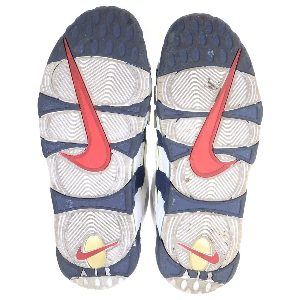 NIKE(ナイキ) AIR MORE UPTEMPO Olinpic エアモアアップテンポ オリンピック ハイカットスニーカー ホワイト/ネイビー US10.5/28.5cm 414962-104