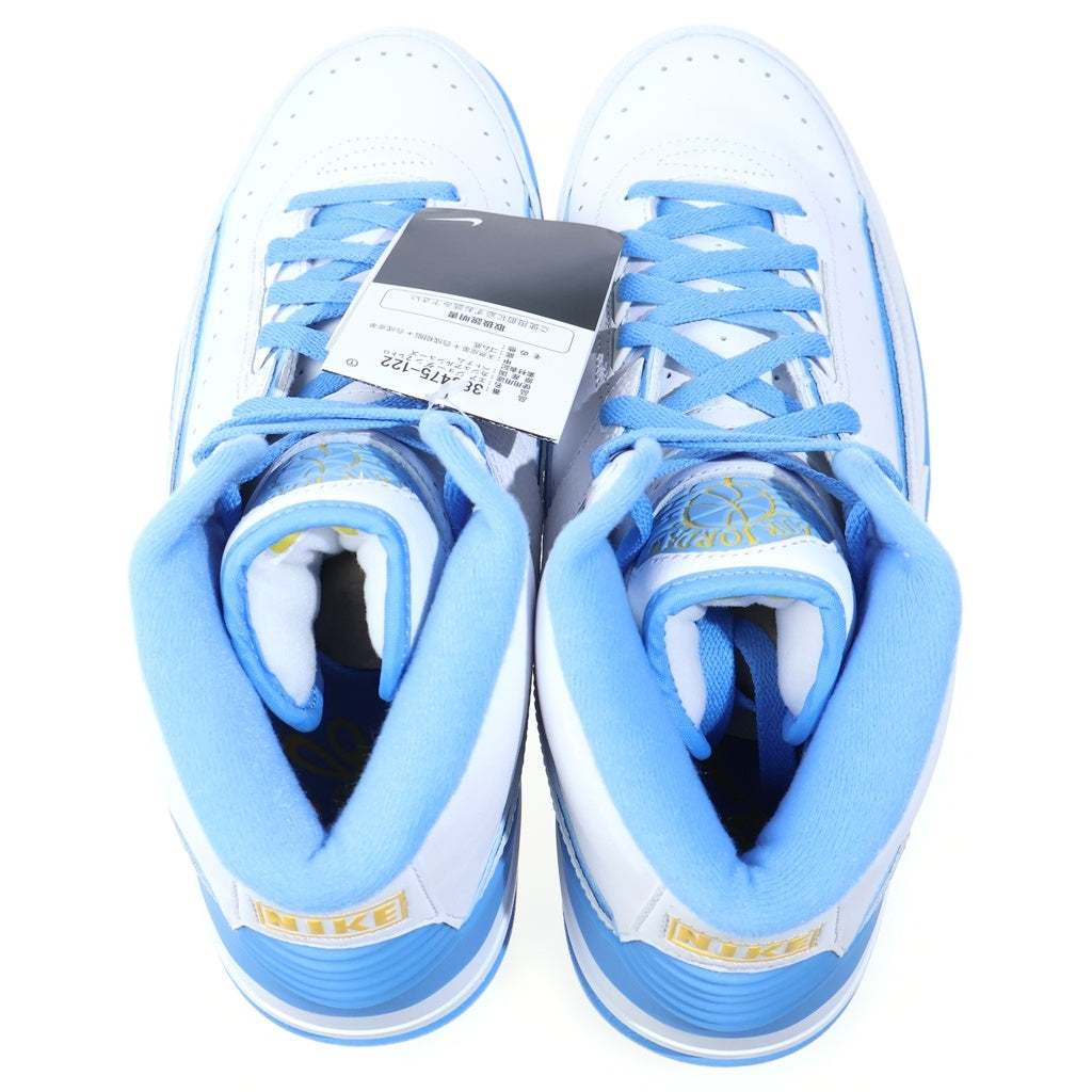 NIKE(ナイキ) Air Jordan 2 Retro Melo エアジョーダン2 レトロ メロ ハイカットスニーカー ホワイト/ブルー US10.5/28.5cm 385475-122