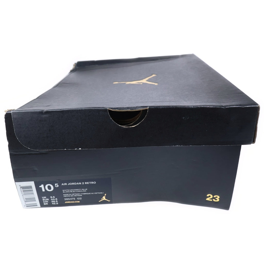 NIKE(ナイキ) Air Jordan 2 Retro Melo エアジョーダン2 レトロ メロ ハイカットスニーカー ホワイト/ブルー US10.5/28.5cm 385475-122