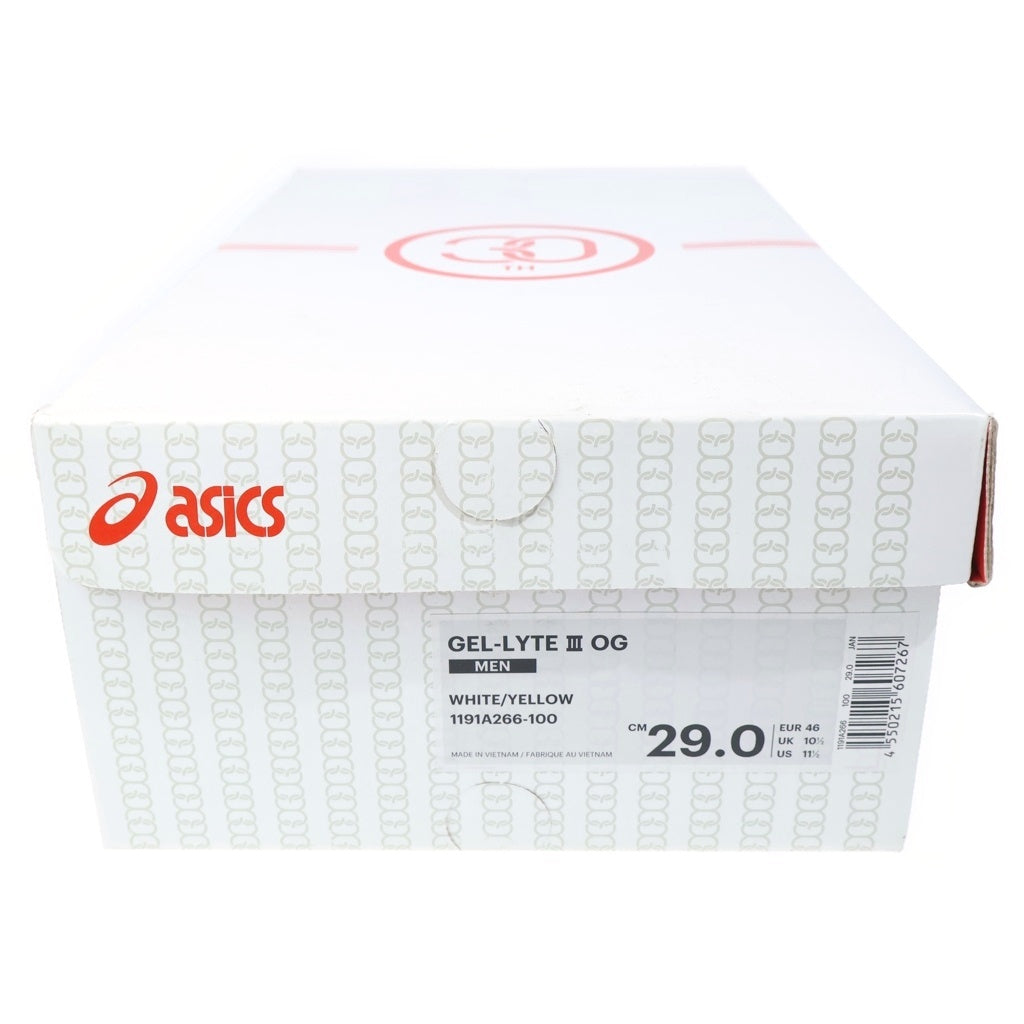 ASICS(アシックス) Gel-Lyte III OG ゲルライト ローカットスニーカー ホワイト/グリーン US11.5/29cm 1191A266-100