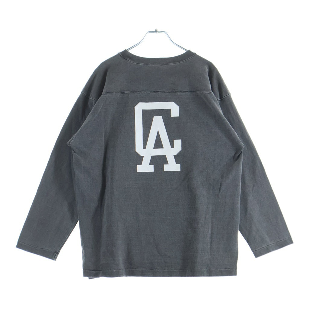 STANDARD CALIFORNIA(スタンダード カリフォルニア) Heavyweight Football ヘビーウェイト フットボール 長袖Tシャツ グレー