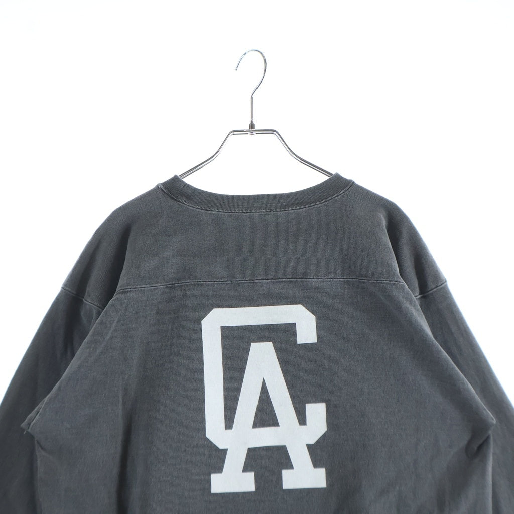 STANDARD CALIFORNIA(スタンダード カリフォルニア) Heavyweight Football ヘビーウェイト フットボール 長袖Tシャツ グレー