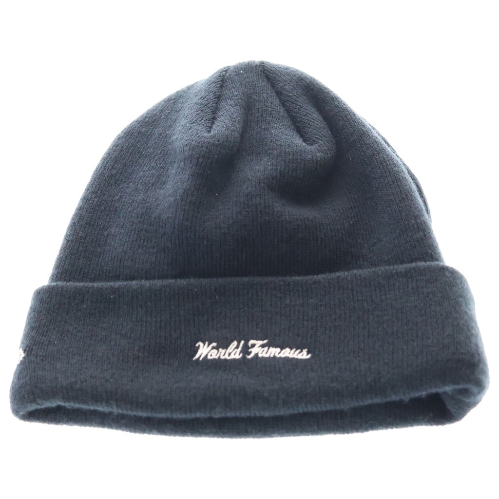 SUPREME(シュプリーム) 18AW ×New Era Box Logo Beanie ニューエラ ボックスロゴ ビーニー ニット帽 ネイビー