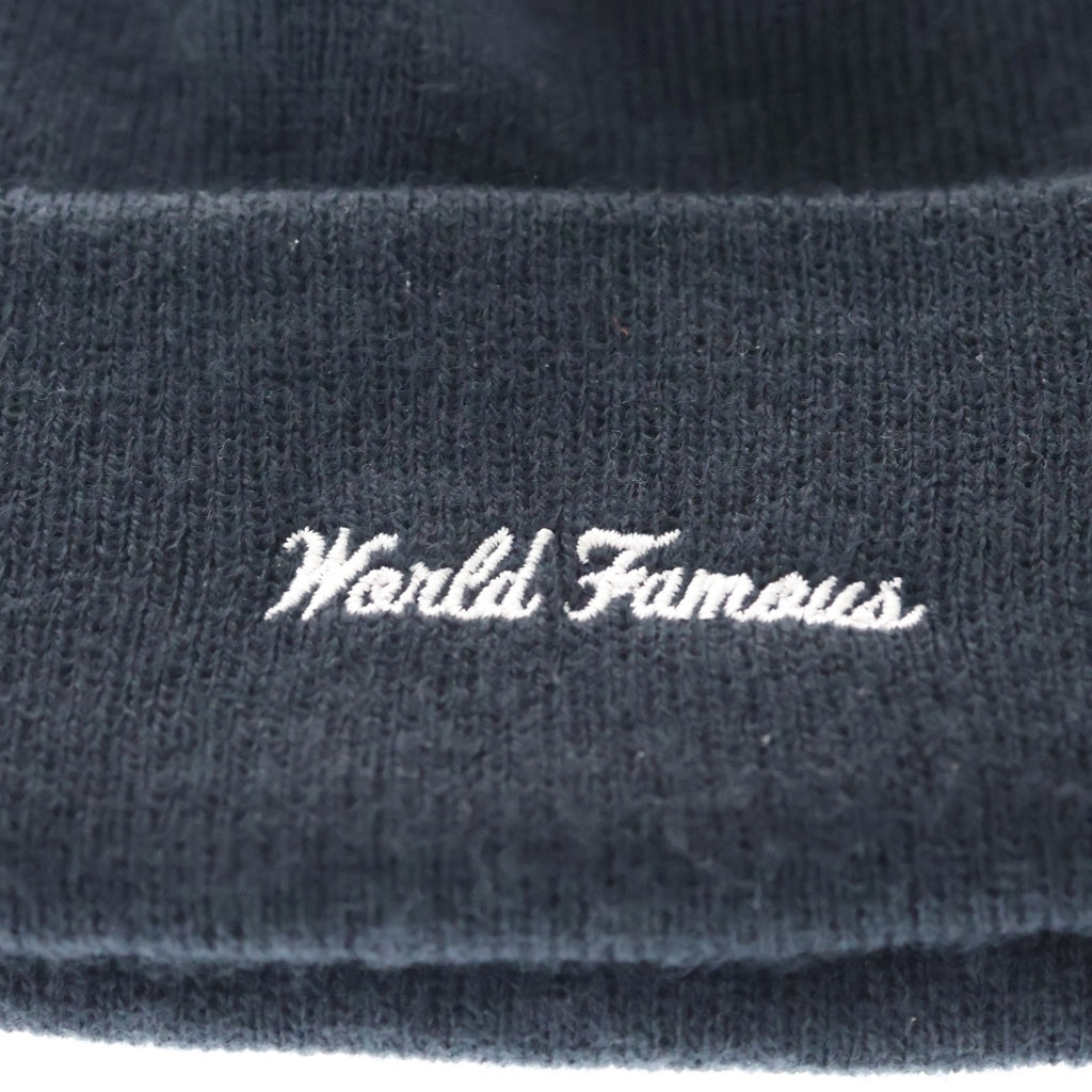 SUPREME(シュプリーム) 18AW ×New Era Box Logo Beanie ニューエラ ボックスロゴ ビーニー ニット帽 ネイビー