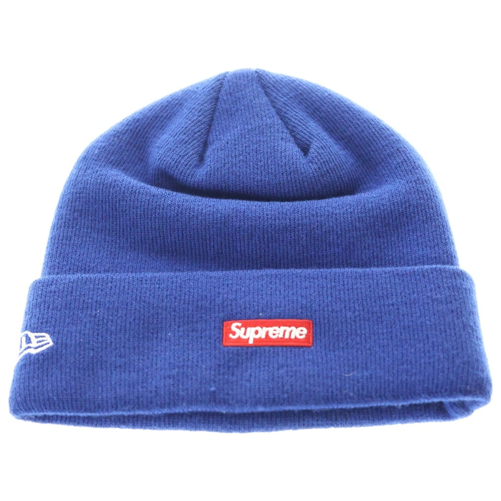 SUPREME(シュプリーム) 17AW ×New Era S Logo Beanie ニューエラ S ロゴ ビーニー ニット帽 ブルー
