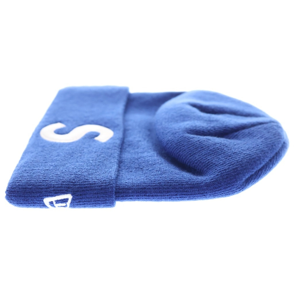 SUPREME(シュプリーム) 17AW ×New Era S Logo Beanie ニューエラ S ロゴ ビーニー ニット帽 ブルー