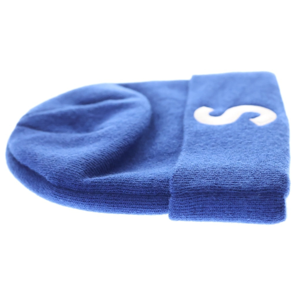 SUPREME(シュプリーム) 17AW ×New Era S Logo Beanie ニューエラ S ロゴ ビーニー ニット帽 ブルー