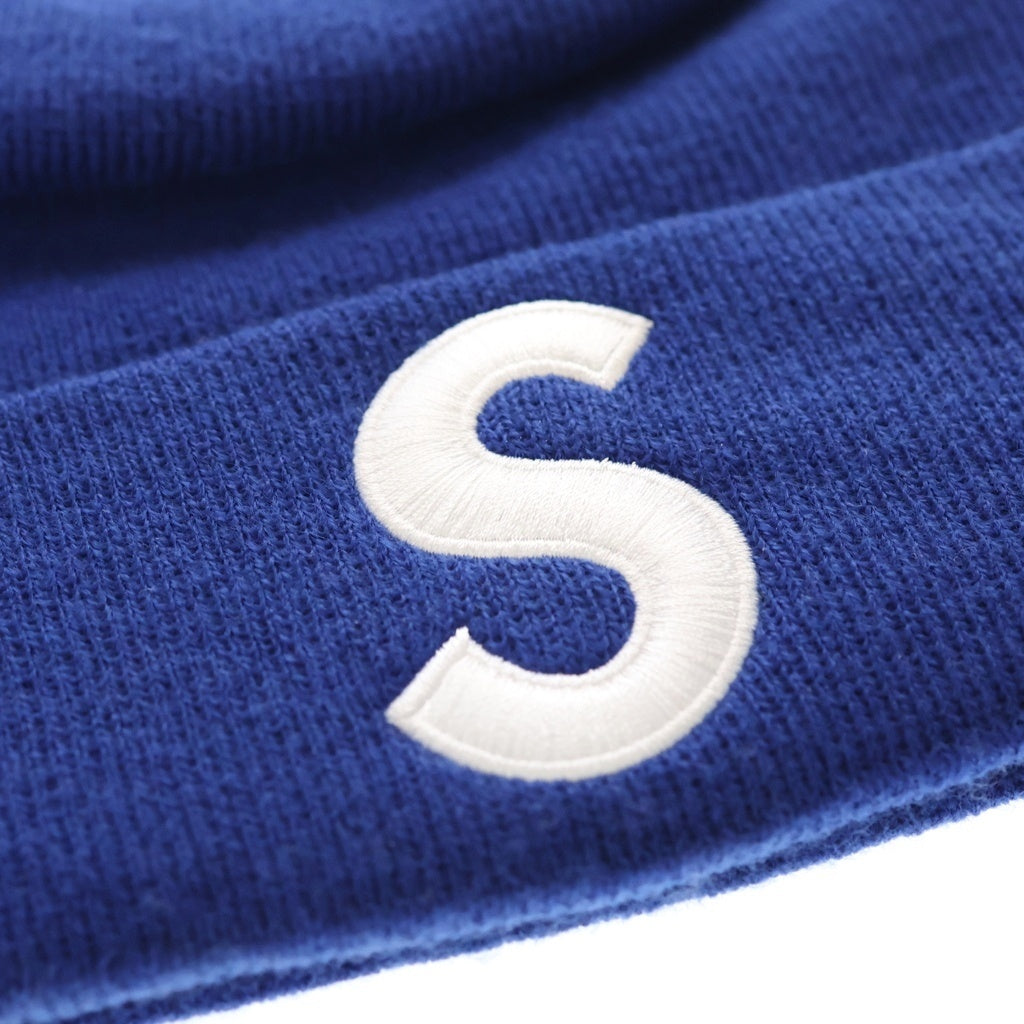 SUPREME(シュプリーム) 17AW ×New Era S Logo Beanie ニューエラ S ロゴ ビーニー ニット帽 ブルー