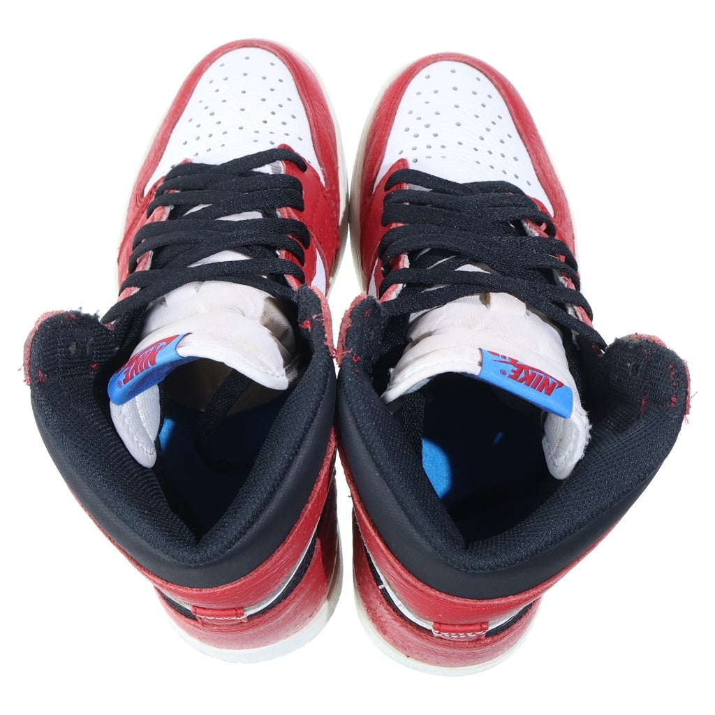NIKE(ナイキ) AIR JORDAN 1 RETRO HIGH ORIGIN STORY エアジョーダン 1 レトロ オリジナル ストーリー ハイカットスニーカー レッド/ホワイト US8.5/26.5cm 555088-602
