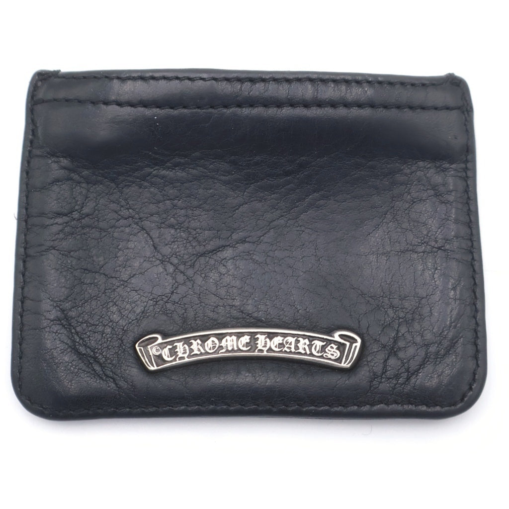 CHROME HEARTS(クロムハーツ) ZPR CHNG PURSE2 チェンジパース #2ダガージップコインケース レザー ブラック