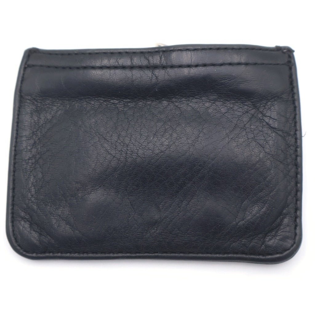 CHROME HEARTS(クロムハーツ) ZPR CHNG PURSE2 チェンジパース #2ダガージップコインケース レザー ブラック
