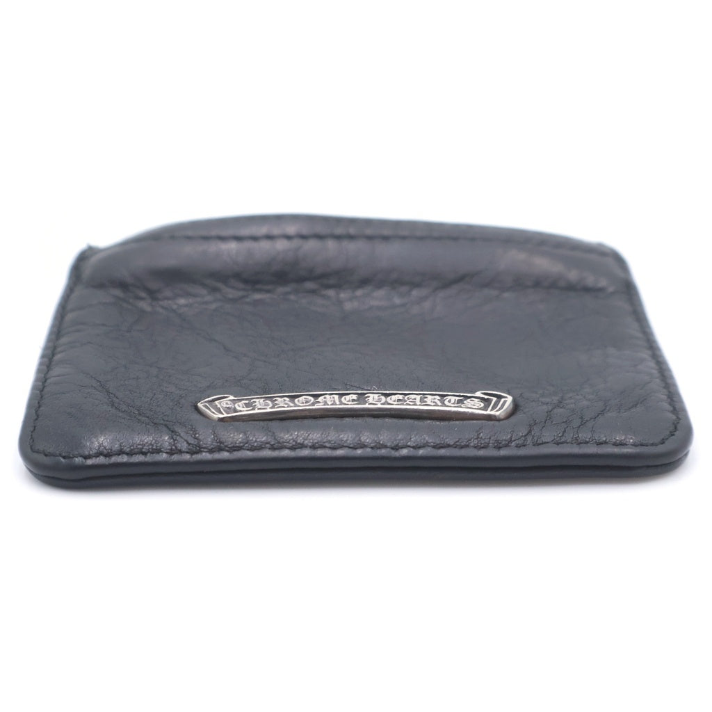 CHROME HEARTS(クロムハーツ) ZPR CHNG PURSE2 チェンジパース #2ダガージップコインケース レザー ブラック