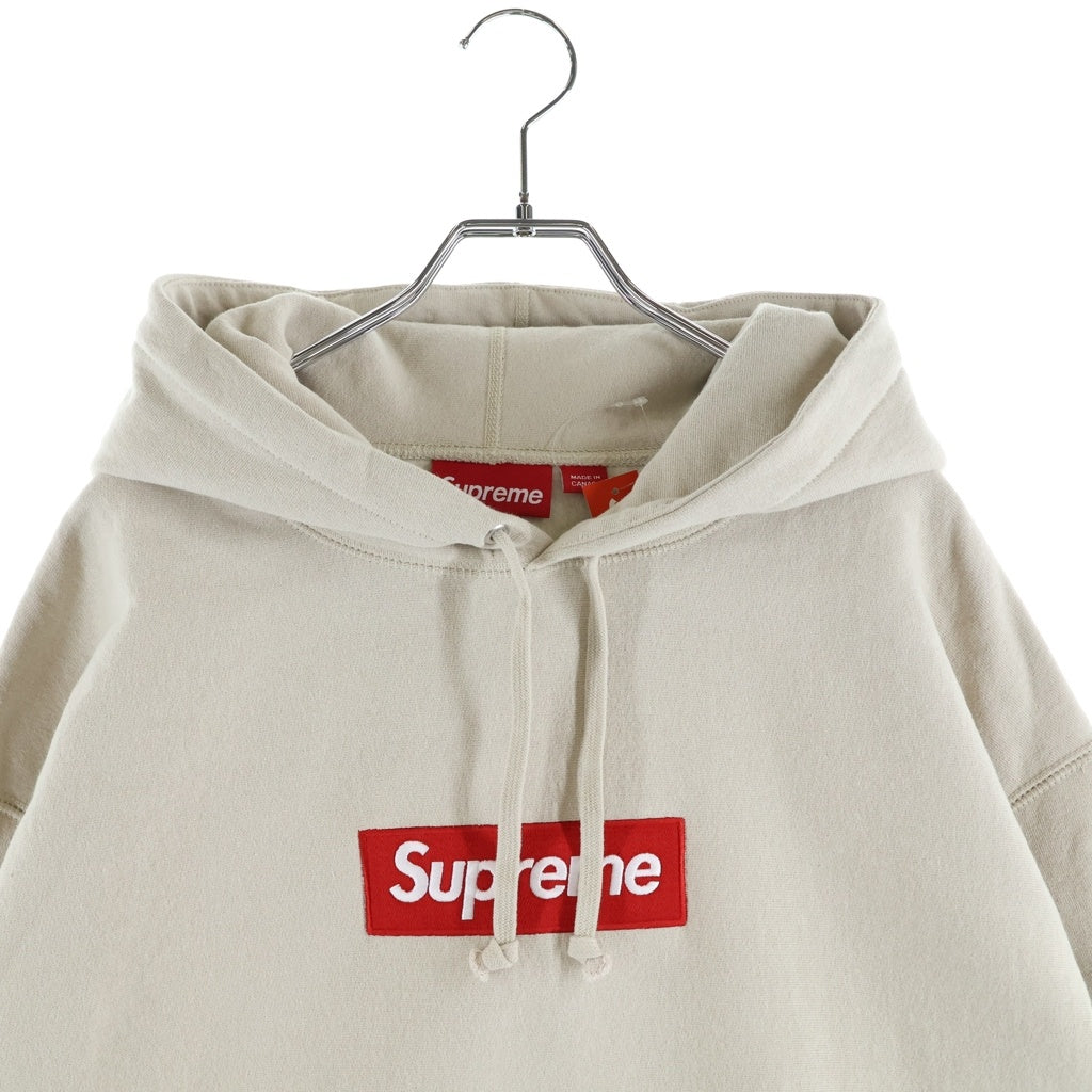 SUPREME(シュプリーム) 24AW Box Logo Hooded Sweatshirt ボックスロゴ プルオーバースウェット パーカー アイボリー