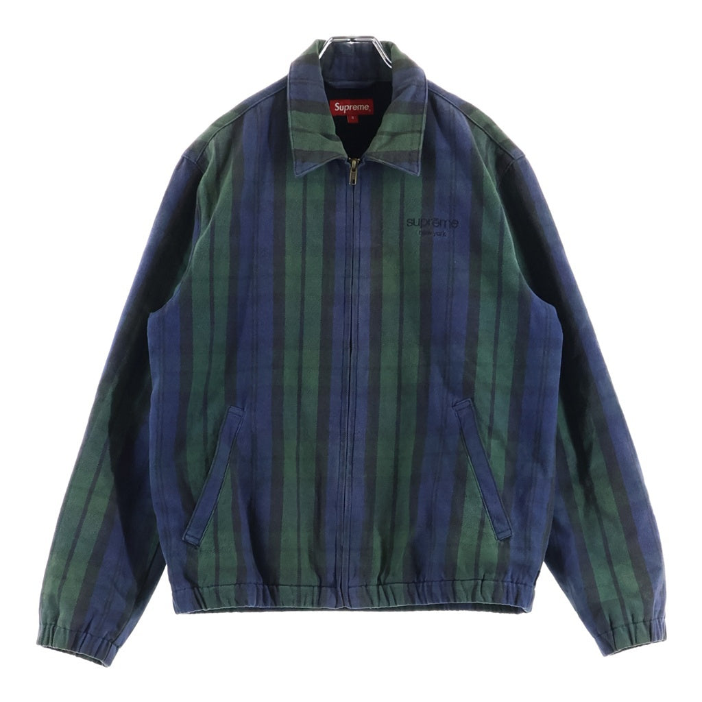 SUPREME(シュプリーム) 16AW Denim Herrington Jacket デニムハリントンジャケット ブルゾン ネイビー/グリーン