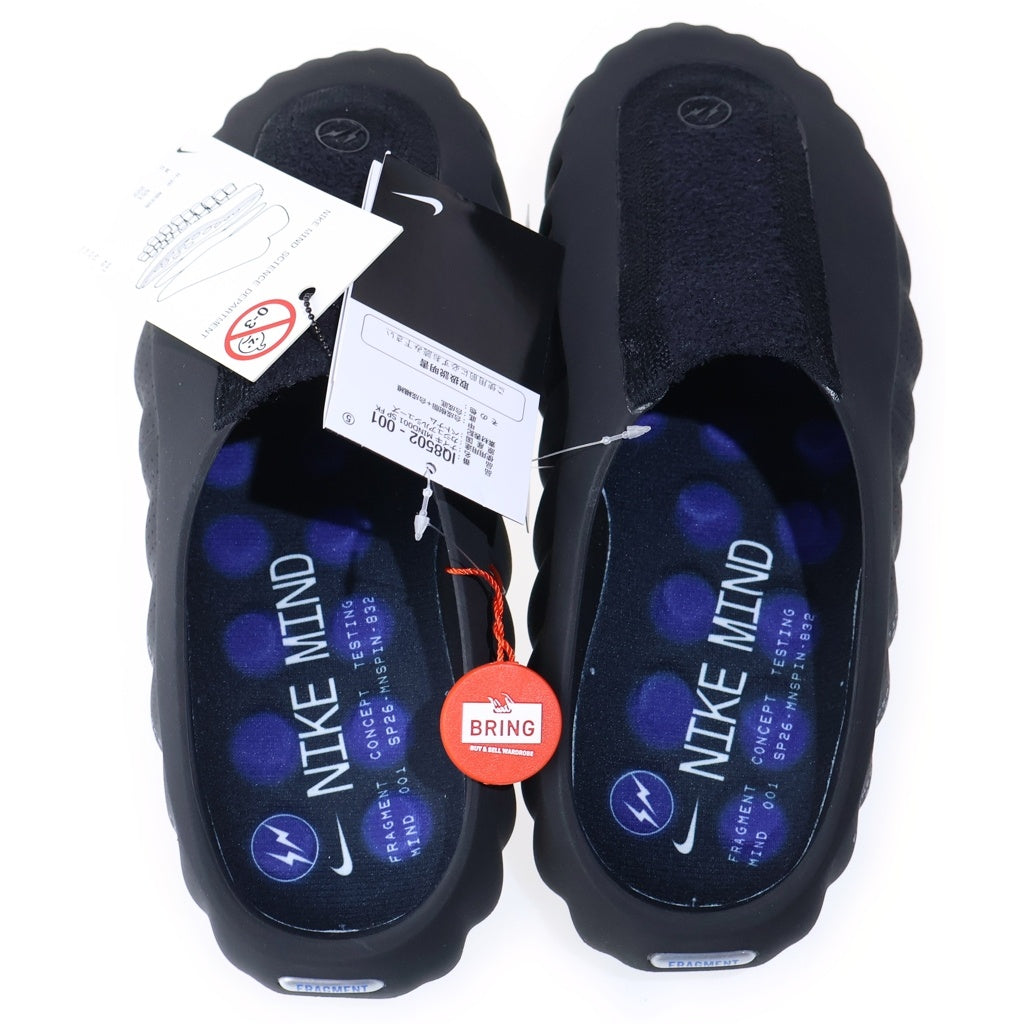 NIKE(ナイキ) FRAGMENT DESIGN MIND 001 MULES BLACK フラグメントデザイン マインド ミュール サンダル ブラック US6/26cm IQ8502-001