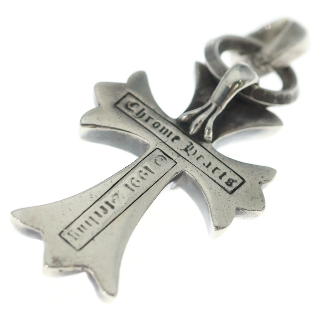 CHROME HEARTS(クロムハーツ) CH CRS SML W/BALE Wベイル スモールCHクロス ペンダントトップ シルバー BCA218