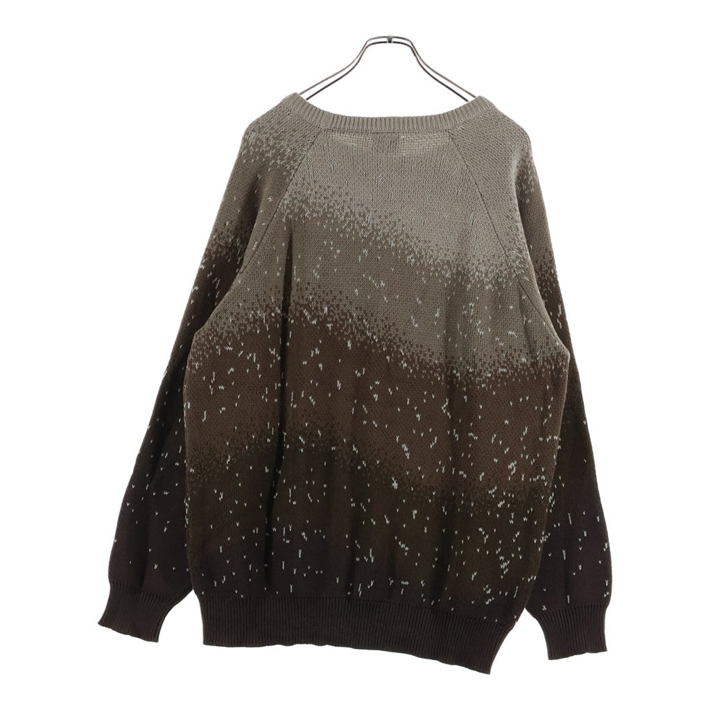 Dime(ダイム) Magic Heavy Crew Knit Slate マジックヘビークルーネックニットセーター ブラウン