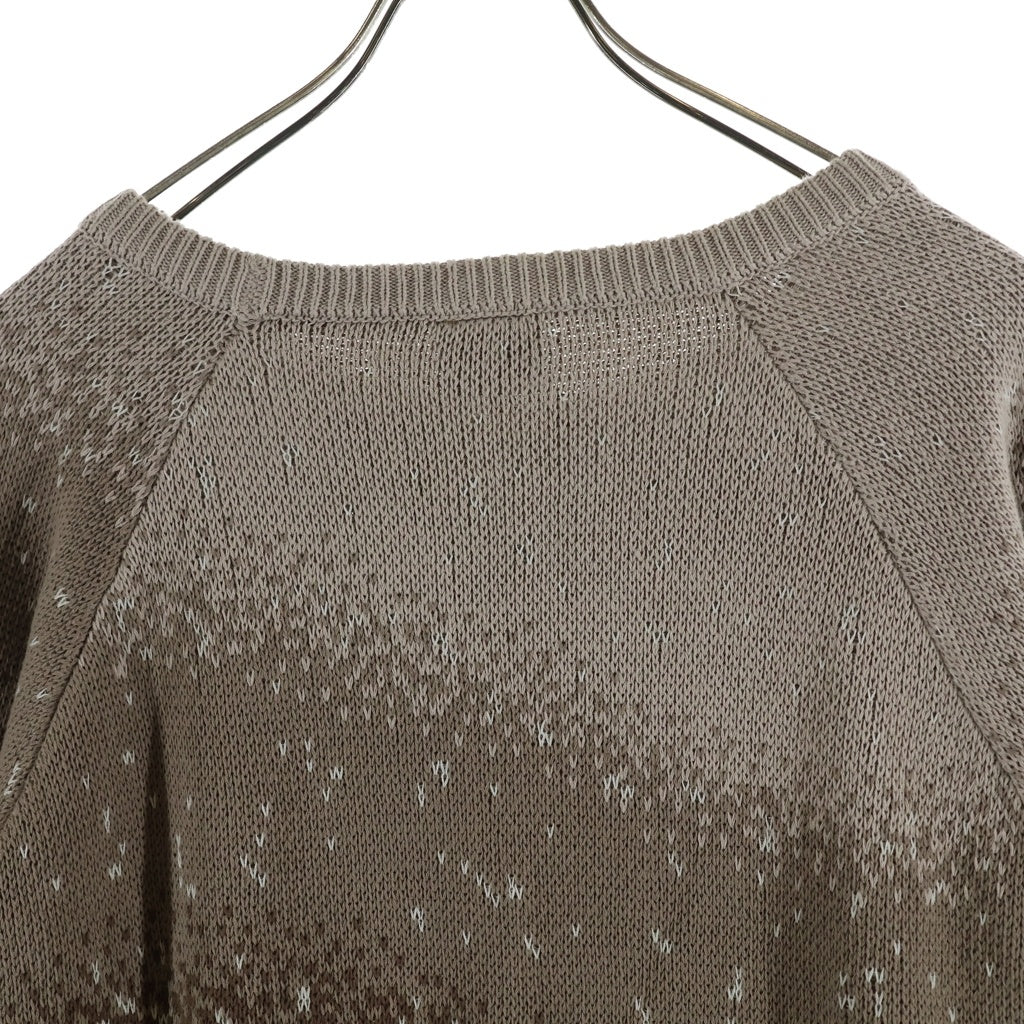 Dime(ダイム) Magic Heavy Crew Knit Slate マジックヘビークルーネックニットセーター ブラウン