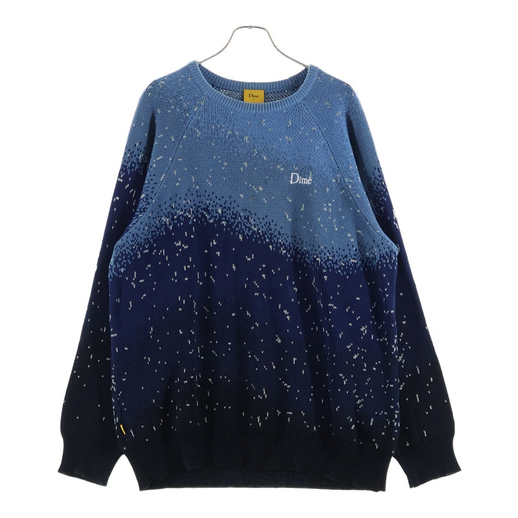Dime(ダイム) Magic Heavy Crew Knit Slate マジックヘビークルーネックニットセーター ネイビー