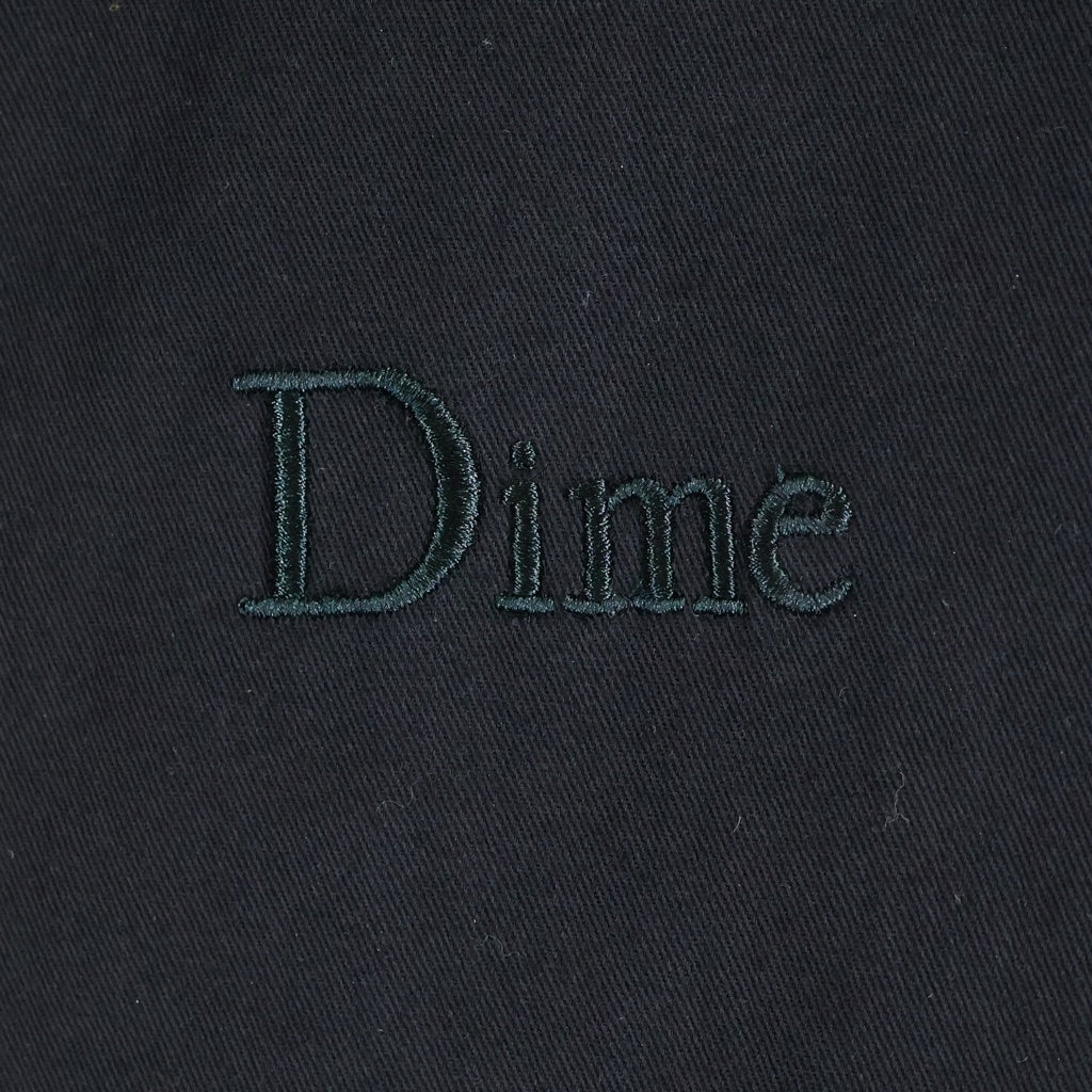 Dime(ダイム) Military I Know Jacket ミリタリーアイノウジャケット ロゴ刺繍 ジップアップジャケット ブルゾン ブラック