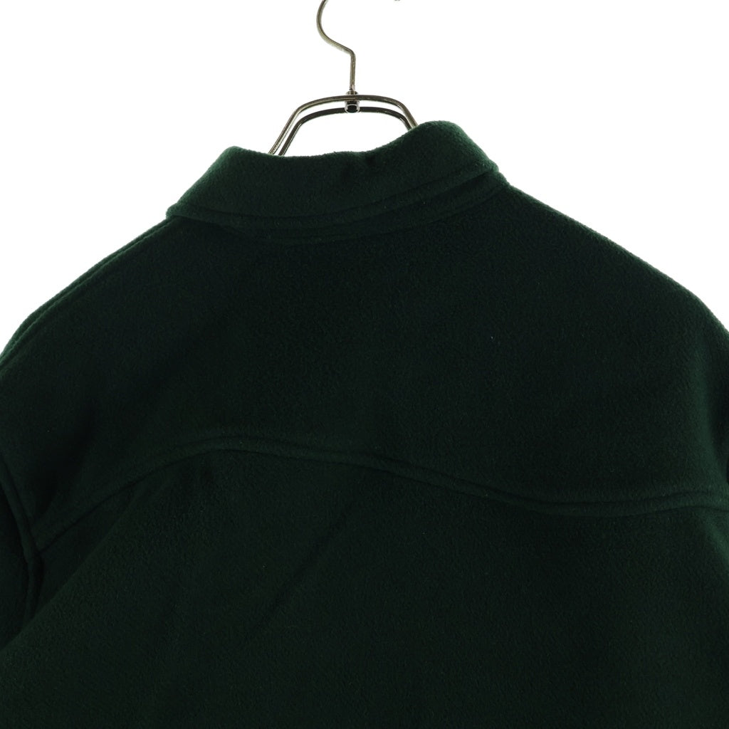 Dime(ダイム) Crest Shirt クレストロゴ刺繍長袖ウールシャツ グリーン