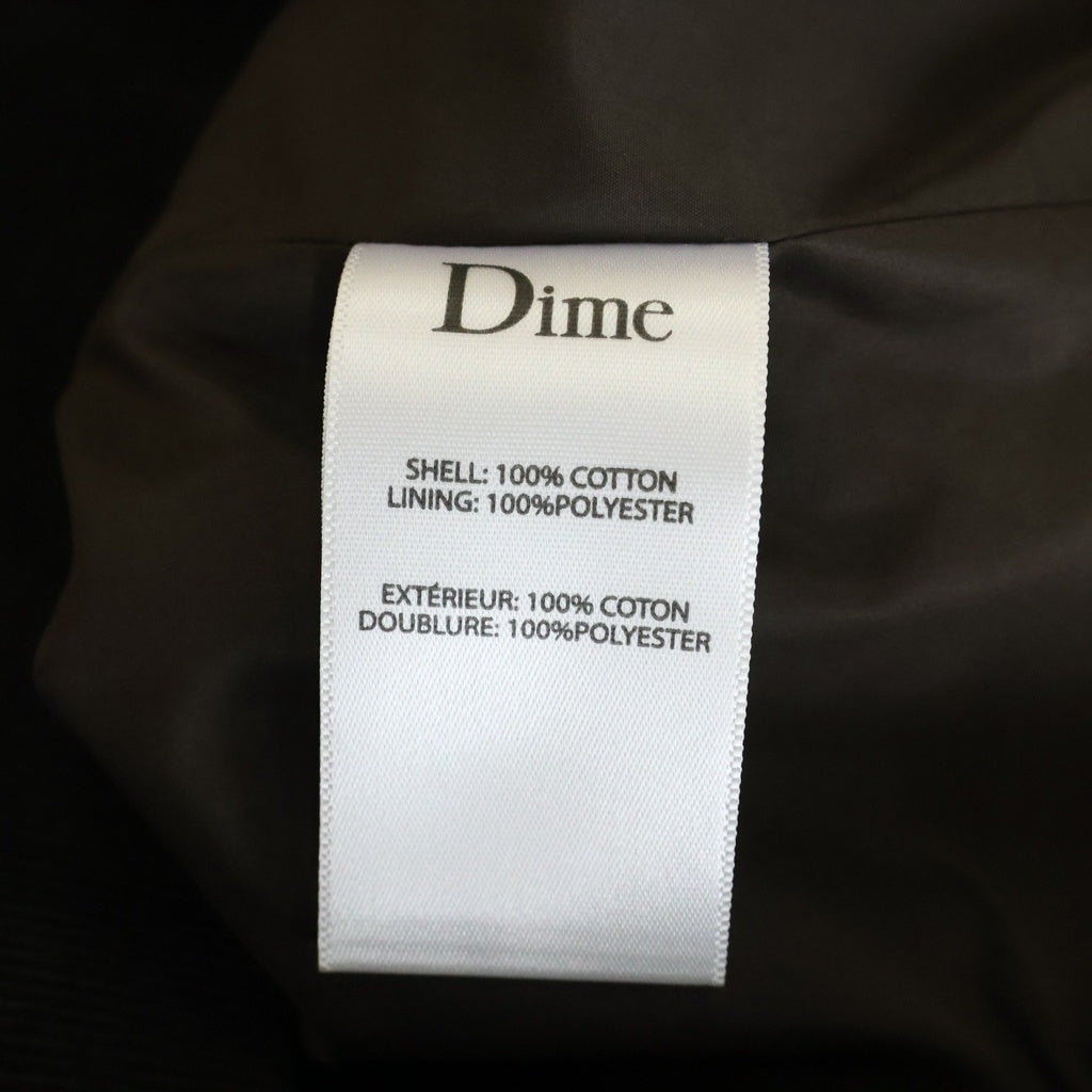 Dime(ダイム) Corduroy Cargo Jacket コーデュロイ カーゴ ジップアップ ジャケット ブルゾン ブラック