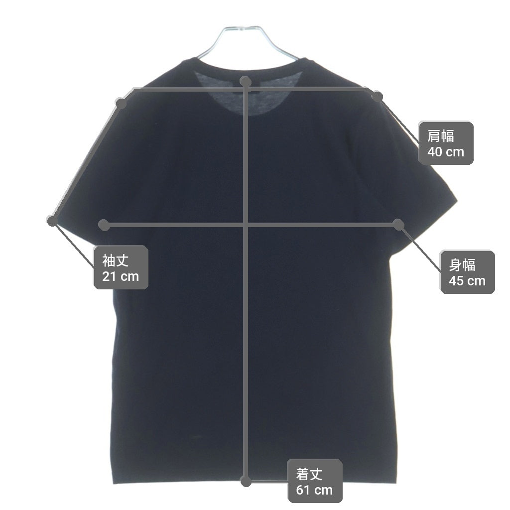 FENDI(フェンディ) メッシュFFロゴ 半袖Tシャツ カットソー ブラック FAF532 A78M