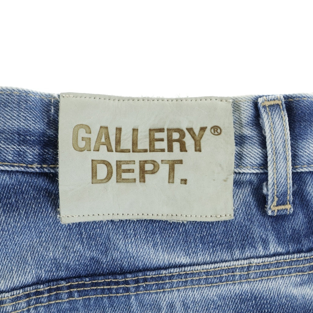 GALLERY DEPT.(ギャラリーデプト) ペイント ダメージ加工 デニムショーツ ハーフパンツ インディゴ