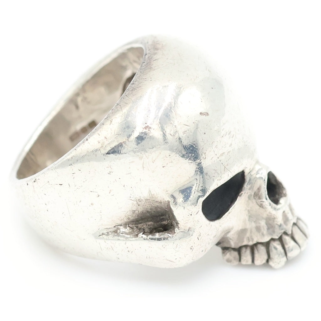 CRAZY PIG(クレイジーピッグ) EVIL SKULL RING ラージ スカルリング シルバー