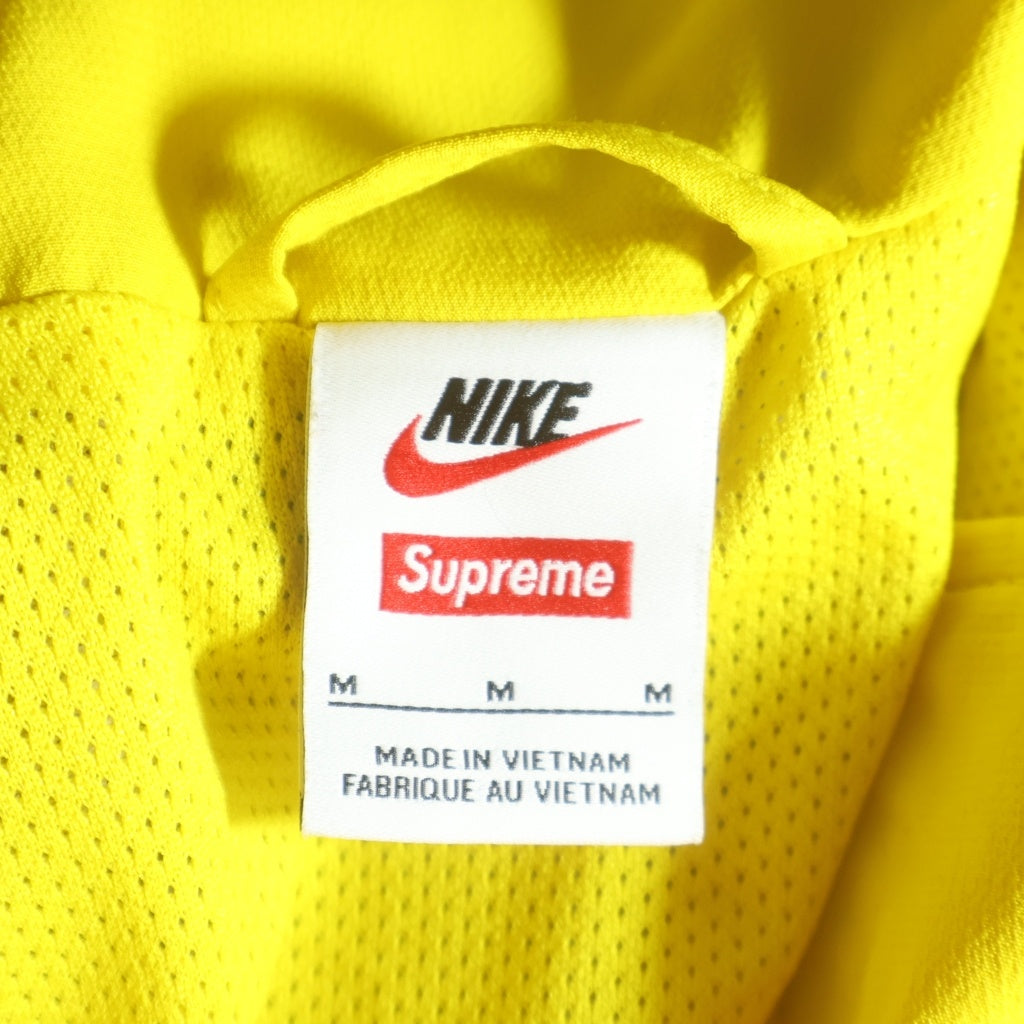 SUPREME(シュプリーム) 25SS Track Jacket ロゴ刺繍 ジップアップ ナイロンジャケット イエロー HF9622-735