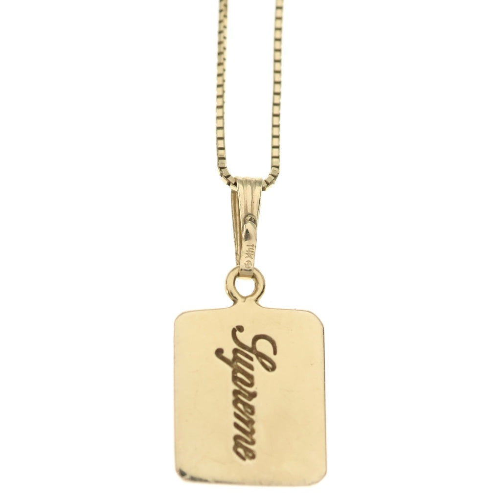 SUPREME(シュプリーム) 14SS K14 Virgin of Guadalupe Pendant ヴァージン オブ グアダルーペ マリア ネックレス ゴールド