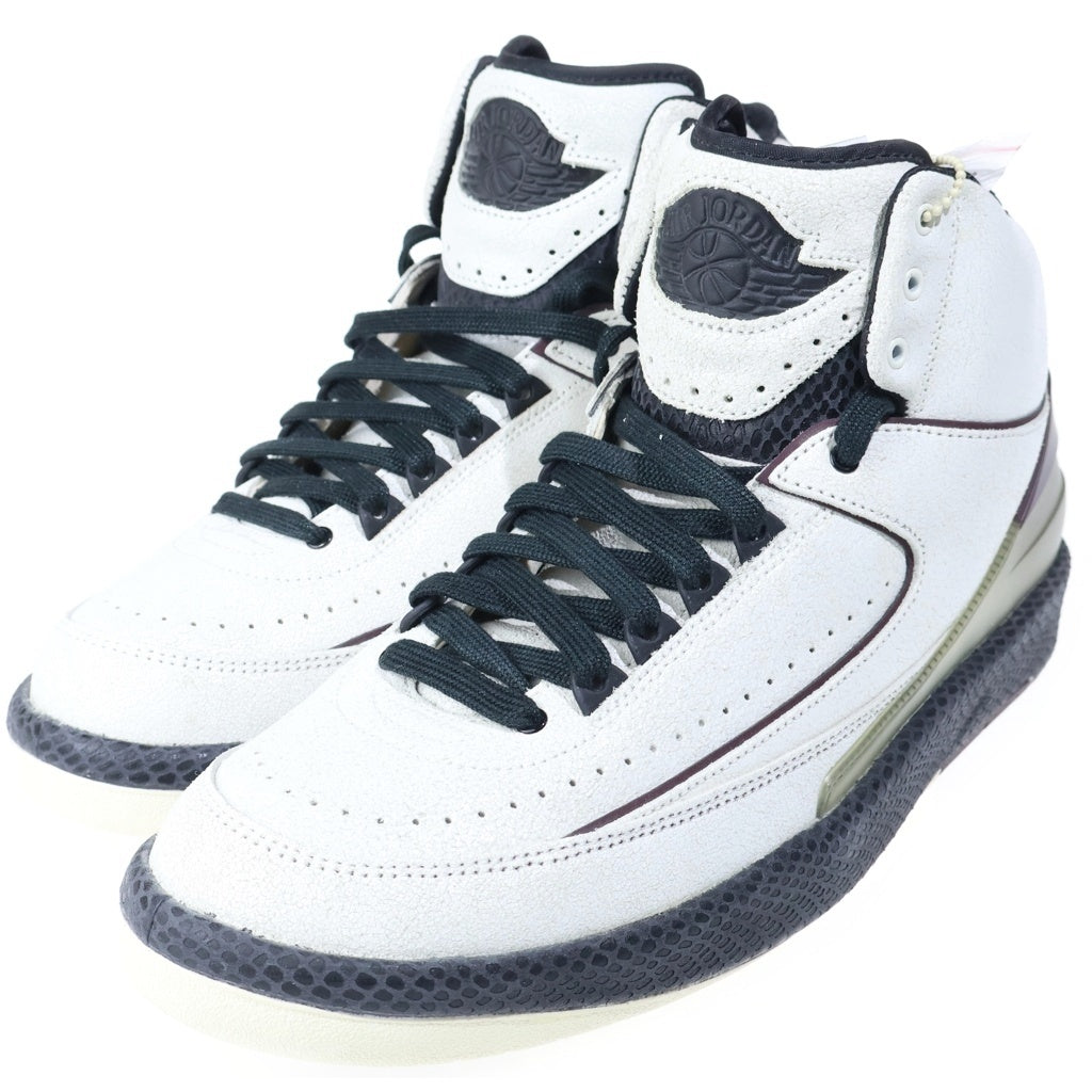 NIKE(ナイキ) ×A MA MANIERE AIR JORDAN 2 RETRO SP ア マ マニエール エアジョーダン 2 レトロ ハイカットスニーカー ホワイト/バーガンディ US11.5/29.5cm DO7216-100