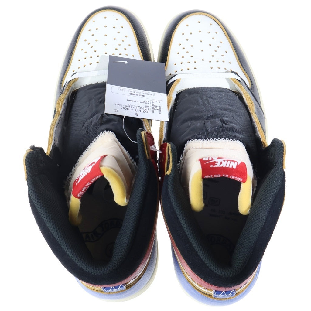 NIKE(ナイキ) Air Jordan 1 High OG fragment design UNION エアジョーダン1 フラグメントデザイン ユニオン ハイカットスニーカー マルチ US11.5/29.5cm IO7847-002