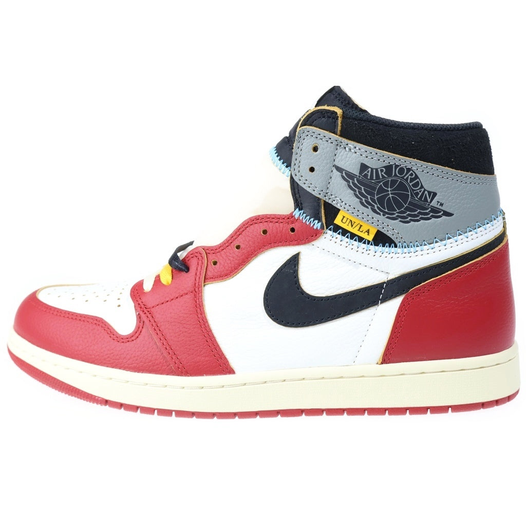 NIKE(ナイキ) ×UNION AIR JORDAN 1 RETRO HIGH OG CHICAGO ユニオン エアジョーダン1 ハイカットスニーカー レッド/ホワイト US11.5/29.5cm HV8563-600