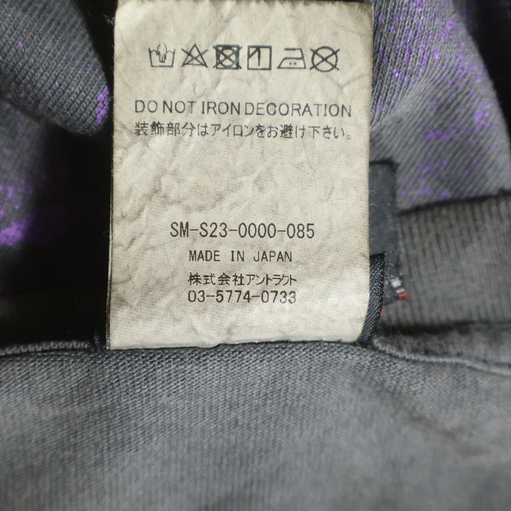 SAINT MICHAEL(セントマイケル) 23SS BJ_SS TEE REVENGE リベンジ フロントプリント 半袖Tシャツ カットソー ブラック SM-S23-0000-085