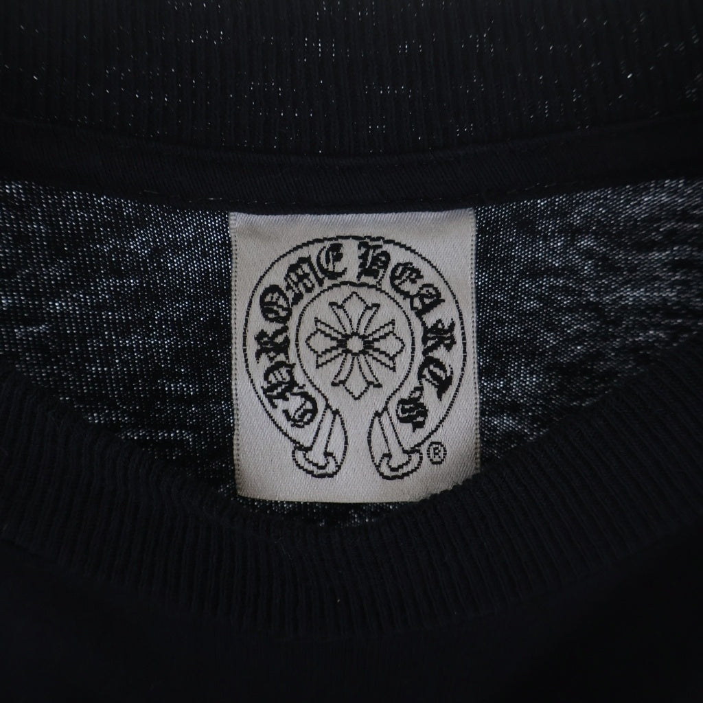 CHROME HEARTS(クロムハーツ) KYOSUKE HIMURO OLD L/S Tee 氷室京介ロゴプリント ロングスリーブTシャツ 長袖カットソー ロンT ブラック