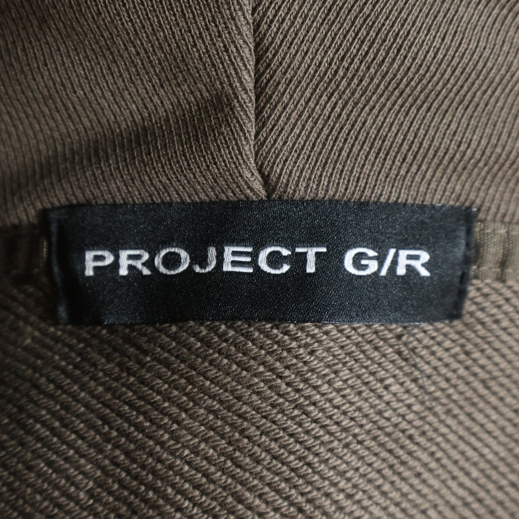 PROJECT G/R(プロジェクトジーアール) 24AW ZYGON HOODIE ダメージ加工