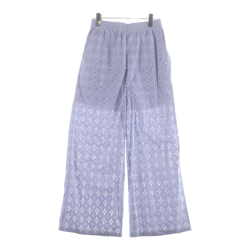 MASU(エムエーエスユー) DIAMOND-CUT PAJAMA PANTS ダイヤモンドカット総柄 コットン パジャマパンツ ブルー MMSS-PT1523