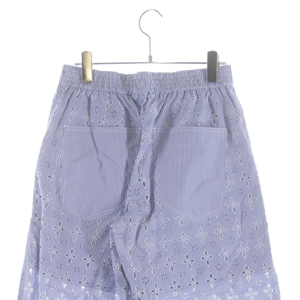 MASU(エムエーエスユー) DIAMOND-CUT PAJAMA PANTS ダイヤモンドカット総柄 コットン パジャマパンツ ブルー MMSS-PT1523