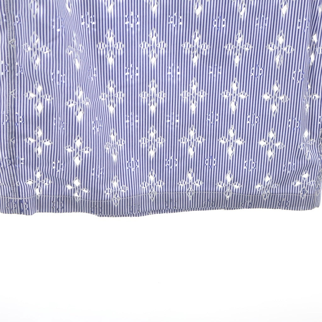 MASU(エムエーエスユー) DIAMOND-CUT PAJAMA PANTS ダイヤモンドカット総柄 コットン パジャマパンツ ブルー MMSS-PT1523