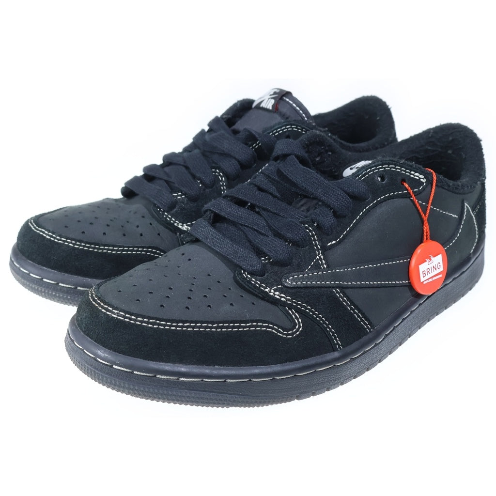 NIKE(ナイキ) ×TRAVIS SCOTT AIR JORDAN 1 LOW OG SP BLACK PHANTOM エアジョーダン1 ブラックファントム ローカットスニーカー ブラック US8.5/26.5cm DM7866-001