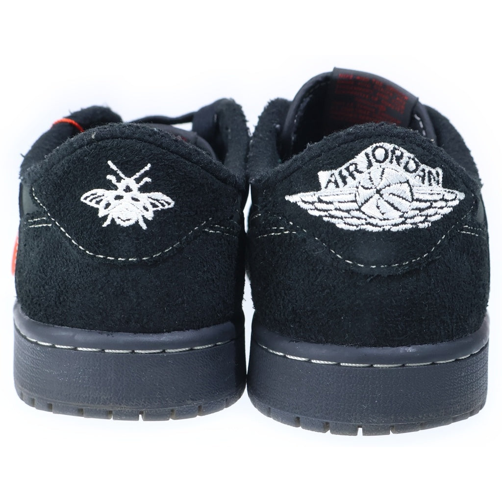 NIKE(ナイキ) ×TRAVIS SCOTT AIR JORDAN 1 LOW OG SP BLACK PHANTOM エアジョーダン1 ブラックファントム ローカットスニーカー ブラック US8.5/26.5cm DM7866-001