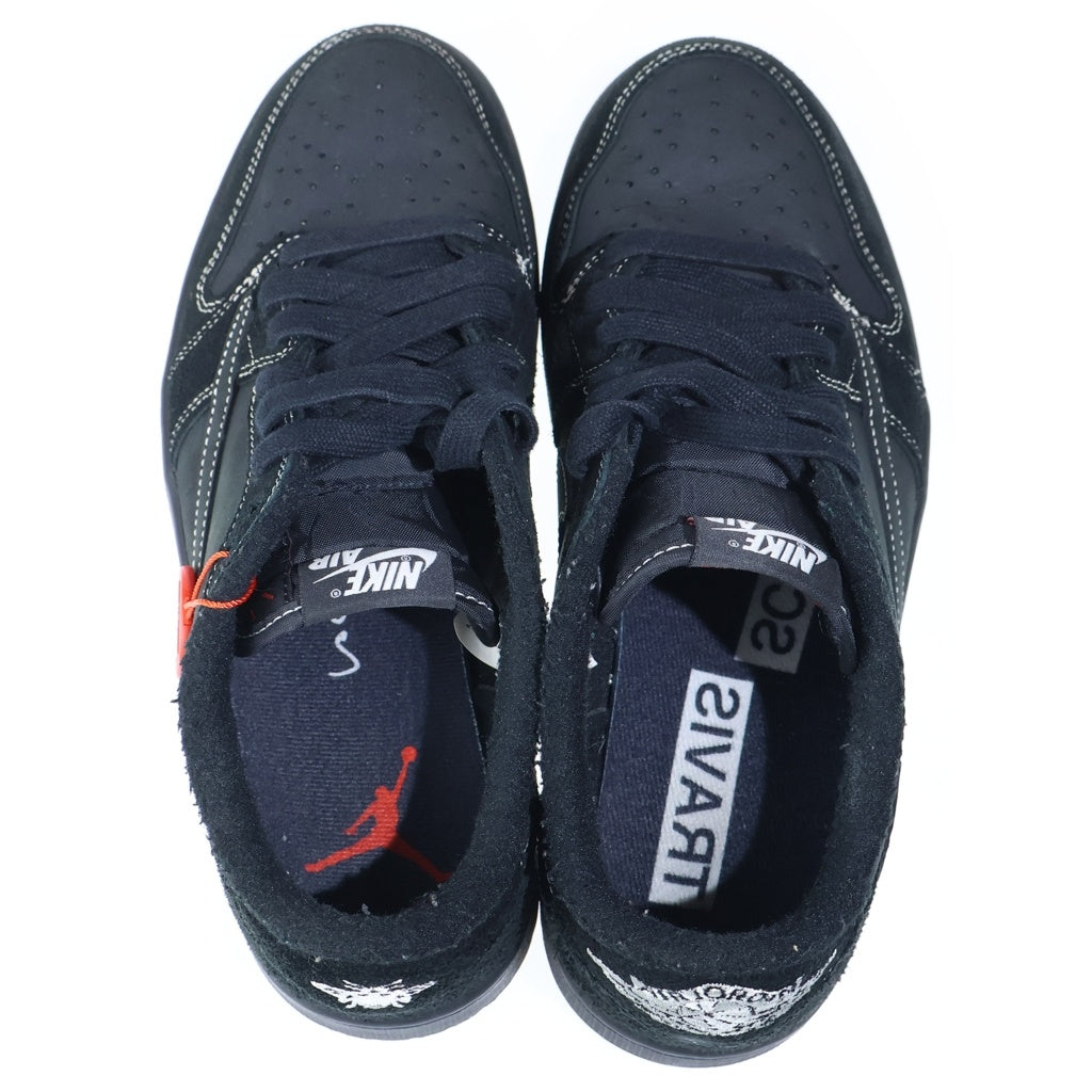NIKE(ナイキ) ×TRAVIS SCOTT AIR JORDAN 1 LOW OG SP BLACK PHANTOM エアジョーダン1 ブラックファントム ローカットスニーカー ブラック US8.5/26.5cm DM7866-001
