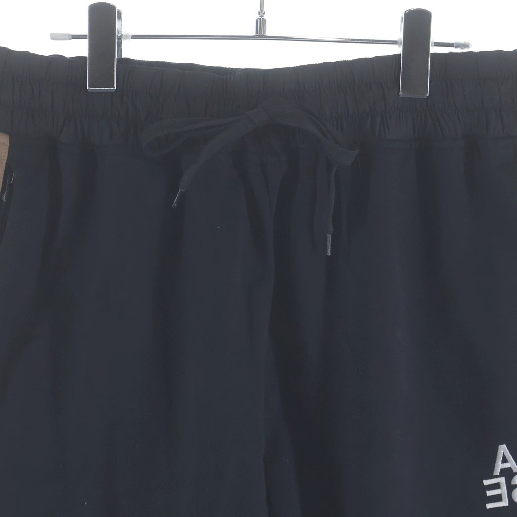 WIND AND SEA(ウィンダンシー) SWEAT TRUCK PANTS ロゴ刺繍 ナイロン トラックパンツ ブラックブラウン WDS-20A-PT-02