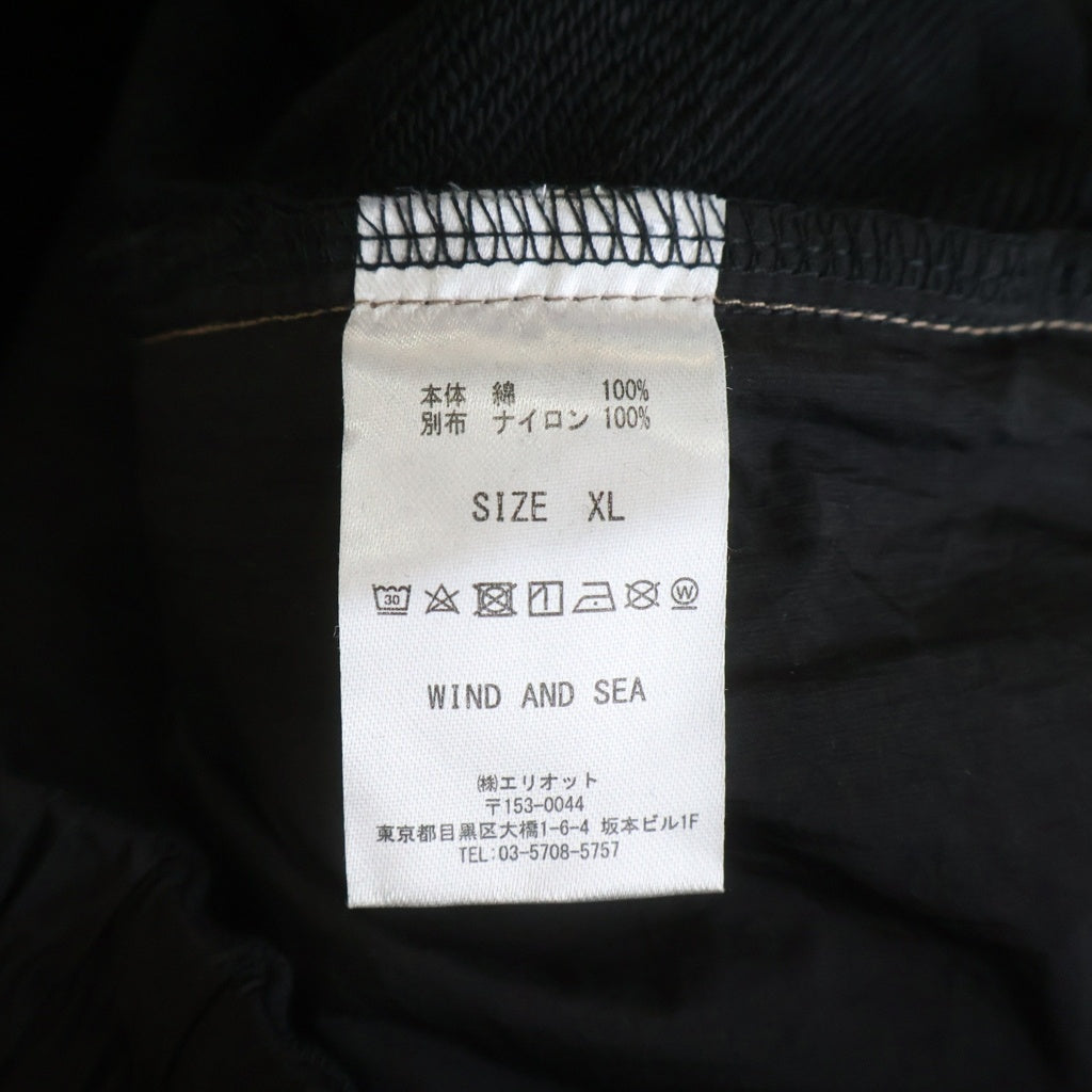 WIND AND SEA(ウィンダンシー) SWEAT TRUCK PANTS ロゴ刺繍 ナイロン