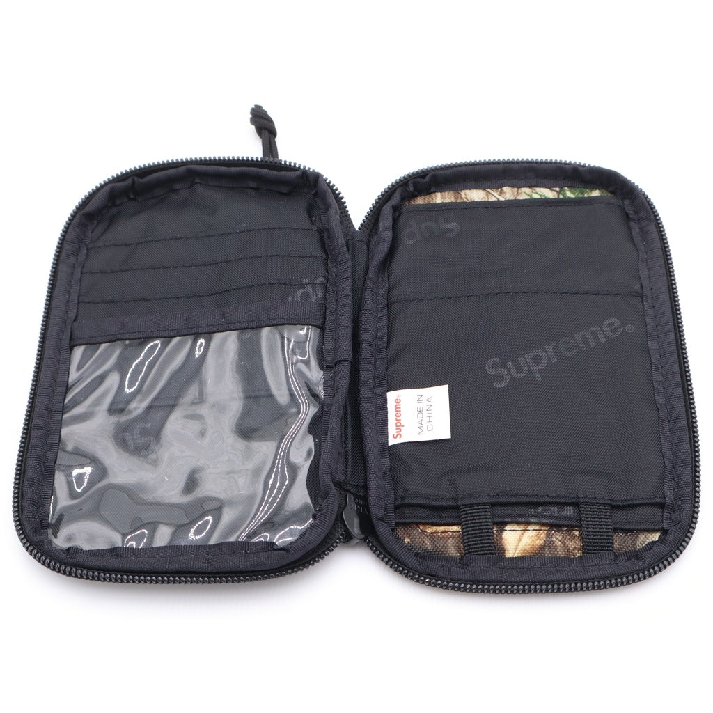 SUPREME(シュプリーム) 19AW Small Zip Pouch リアルツリー スモールジップ ポーチ ブラウン レディース