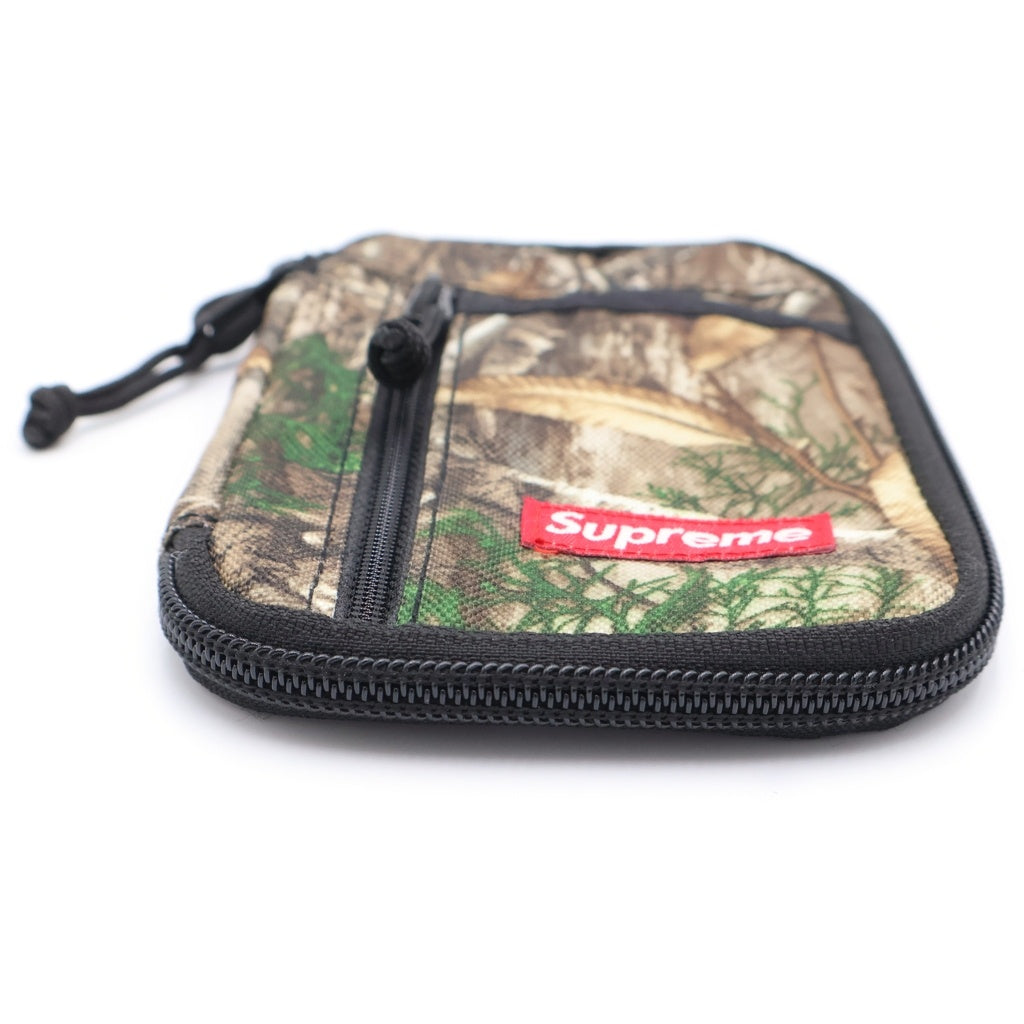 SUPREME(シュプリーム) 19AW Small Zip Pouch リアルツリー スモールジップ ポーチ ブラウン レディース